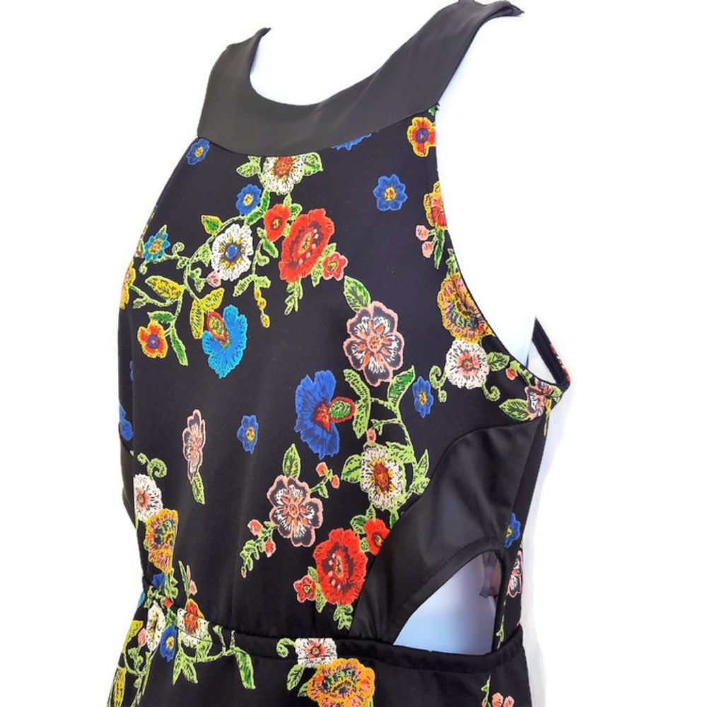 B Envied Dress Tank Waist Back Cutouts L